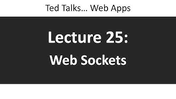 CSCI4208 - Lecture 25: Web Sockets
