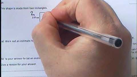 How to answer GCSE edexcel Estimation questions