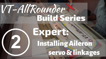 VT-AllRounder Expert Wing Build : 2. Cutting the ailerons and installing the servos