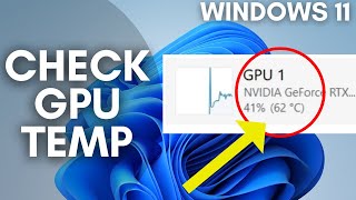 how to check gpu temperature on windows 11