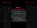 🚀 Day 9 – Reverse a String in Python