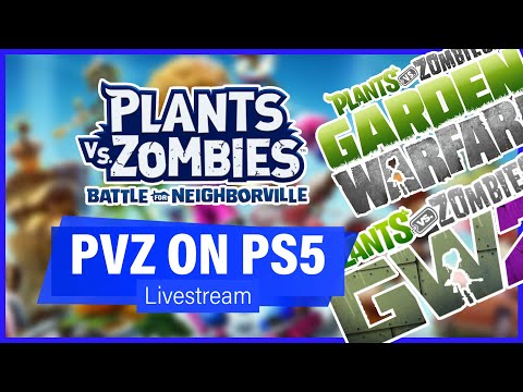 🔴LIVE PS5 - Plants vs Zombies Garden Warfare 