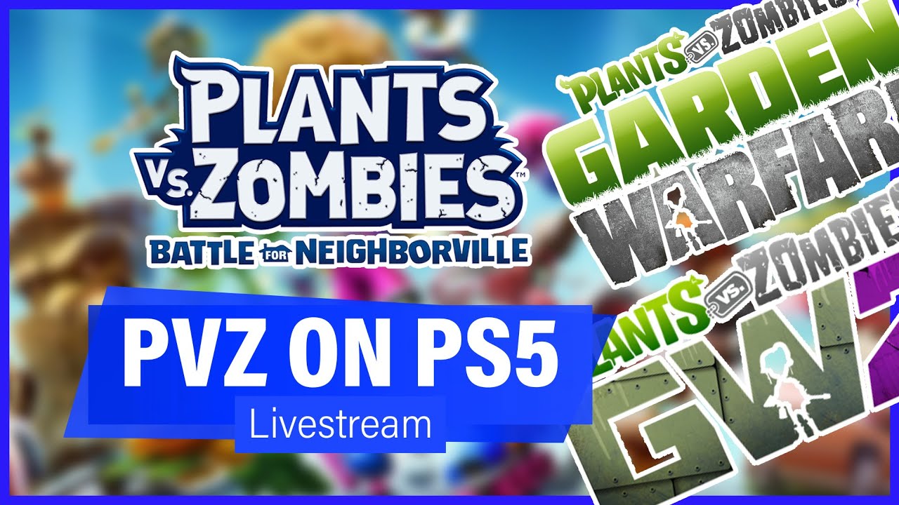ALL PLANTS VS ZOMBIES ON PLAYSTATION 5 🔴 LIVE | Battle for