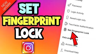 [NEW UPDATE] HOW TO SET FINGERPRINT LOCK IN INSTAGRAM screenshot 5