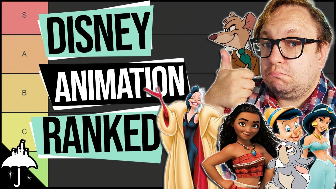 Every Disney Animated Movie Ranked | Tier List - YouTube