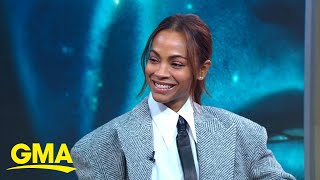 Zoe Saldana talks new film, ‘Avatar: The Way of the Water’ l GMA