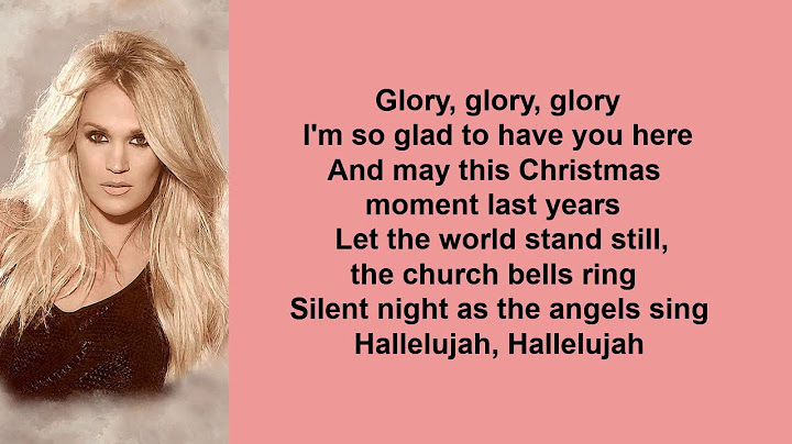 Hallelujah carrie underwood and john legend lyrics