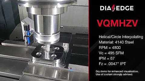 DIAEDGE VQMHZV Vibration Control End Mills