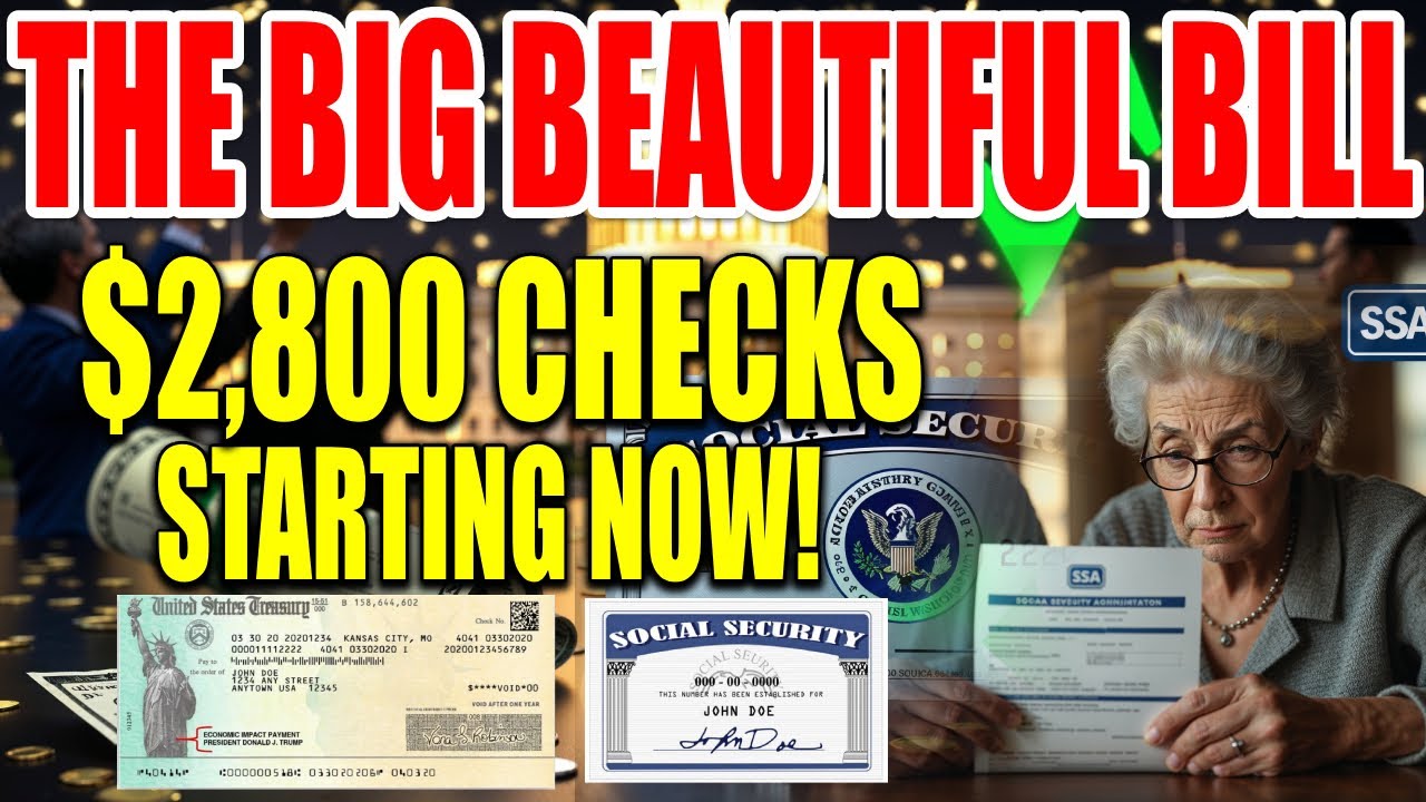 The Big Beautiful Bill : Social Security Reform INCREASING $2,800 ...