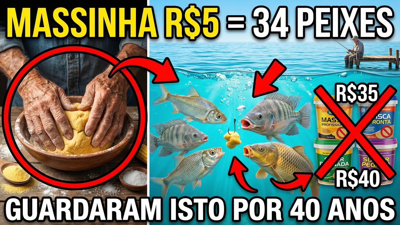 O Truque da Massinha Caseira Que Pescadores Antigos Guardam Há 40 Anos (R$5 vs R$35)