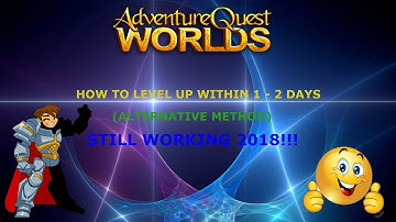 AQW - How To Level Up To Level 85 Within 1 - 2 Days (Alternative Method) STILL WORKING 2018!!!