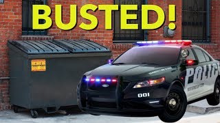 Dumpster Diving-I got busted by the police!