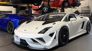 2013 Lamborghini Gallardo Super Trofeo Review, Walkaround & Revs @ Lambo Paramus!!