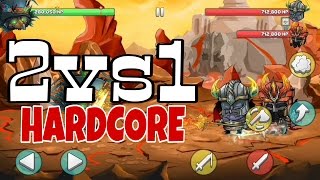 TINY GLADIATORS - INFERNO UPDATE - 2vs1 Mode HARDCORE LEVEL 99