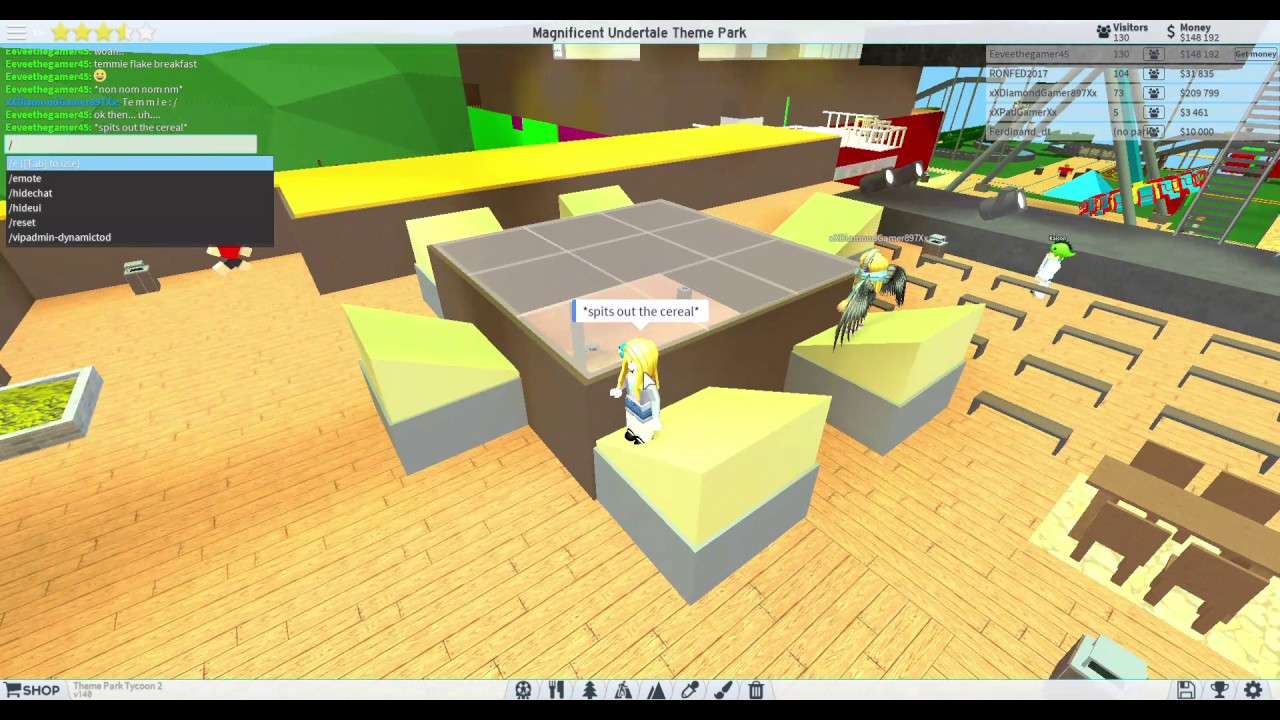 Ok What To Name This Video Roblox Theme Park Tycoon Youtube - roblox spitting cereal meme