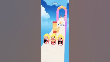 MAX LEVEL PANCAKE RUN GAMEPLAY ANDROİD İOS MOBİL GAMES PART 29 #shorts