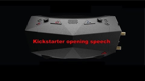 Orqa FPV One Kickstarter opening speech from Srdjan Kovacevic #justRAW