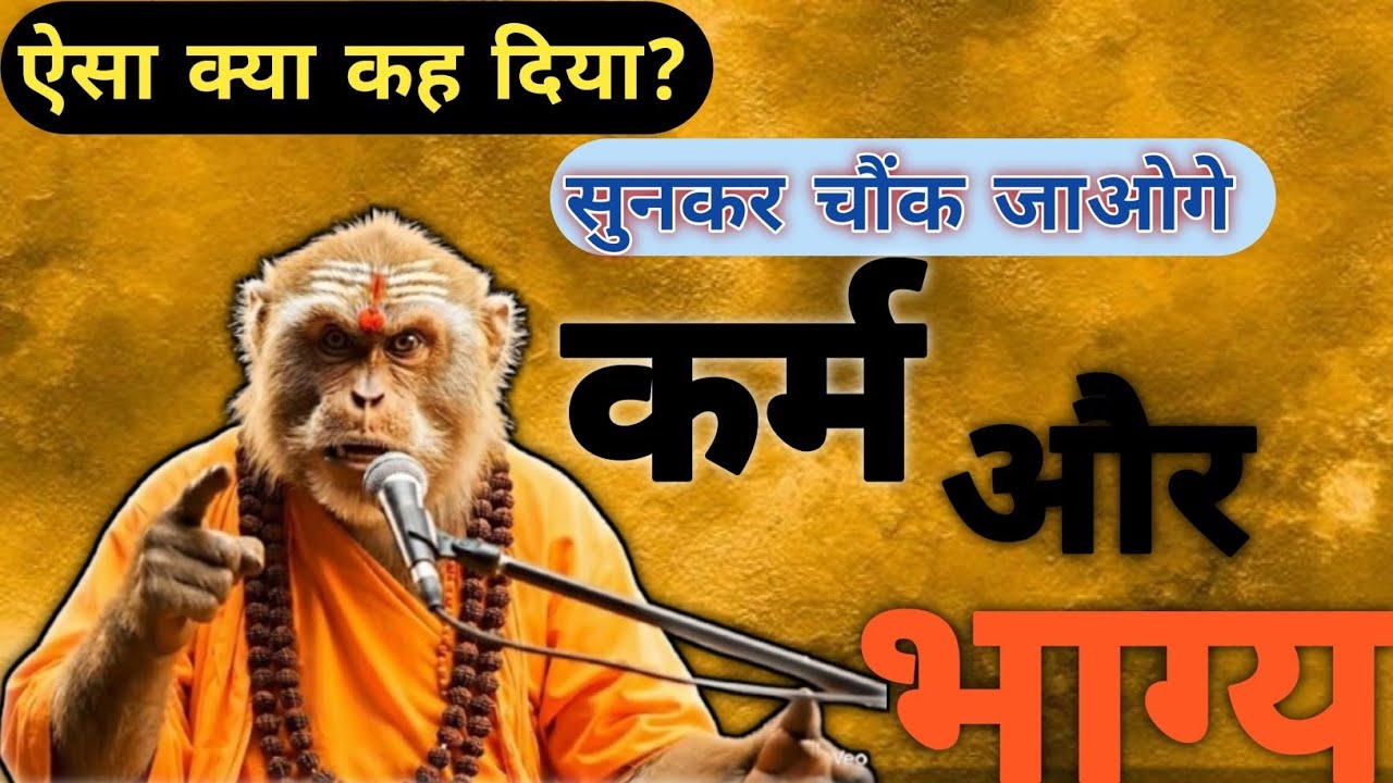 कर्म और भाग्य में फर्क क्या है |💯 Baba Ji Ki Gahri Katha | Life Changing Pravachan #ai #baba #vani 