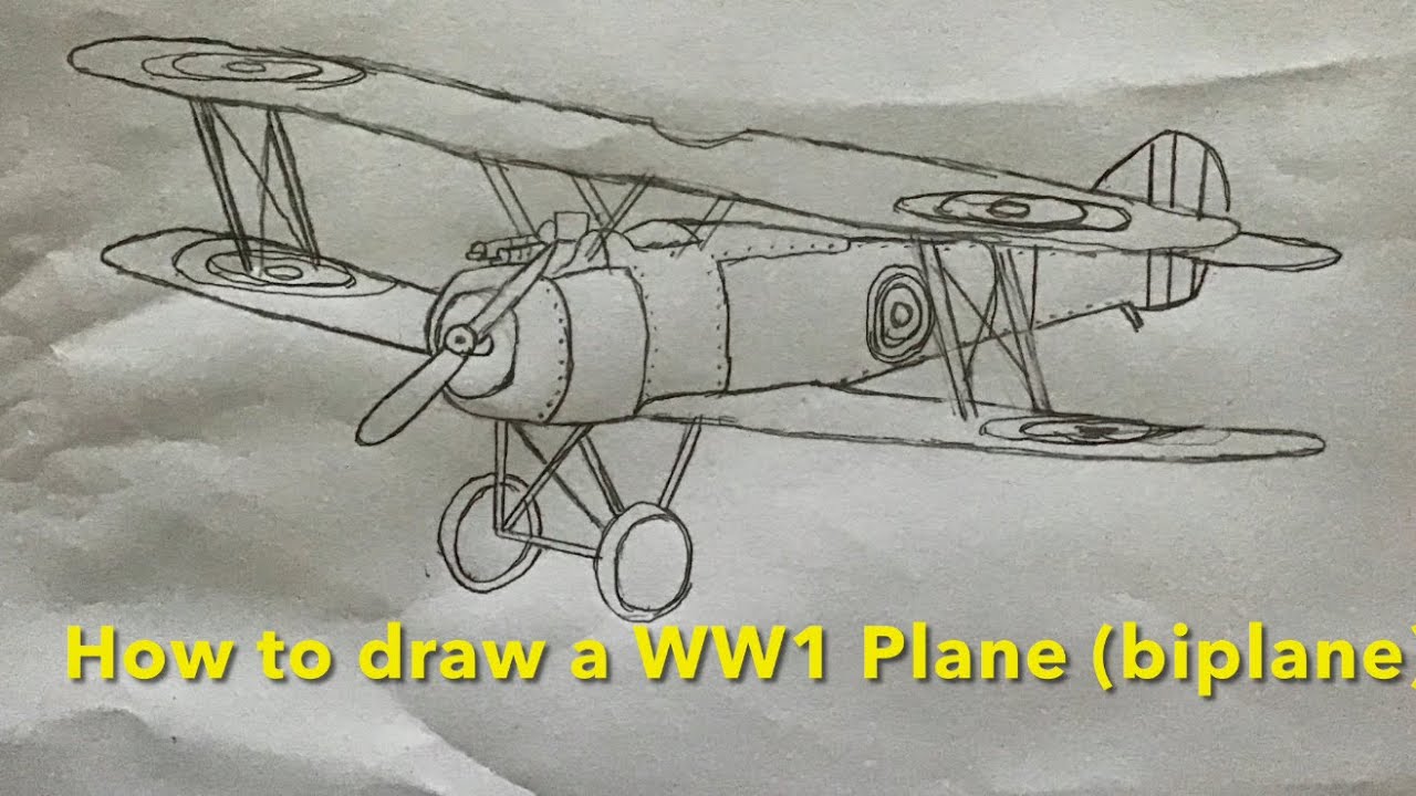 easy old airplane drawing  Clip Art Library