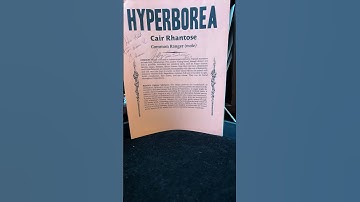 Hyperborea Character - Jeffrey Talanian’s table at ShireCon 2024
