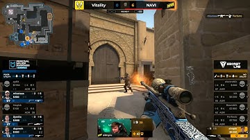 s1mple on another level - 1v3 clutch with TWO no-scopes vs Vitality