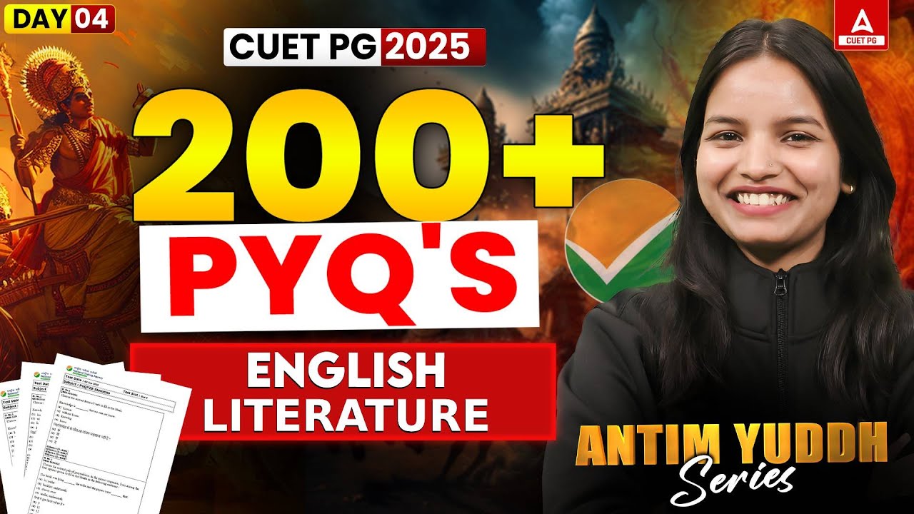 CUET PG 2025 English literature | MA English literature | 200+PYQs ...