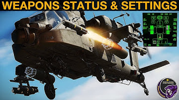 AH-64D Apache: WPN Weapons MPD Page & Sub-pages (Weapons Status & Settings) Tutorial | DCS
