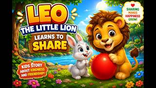 Leo Learns to Share | Heartwarming Kids Story About Kindness & Friendship 🦁❤️