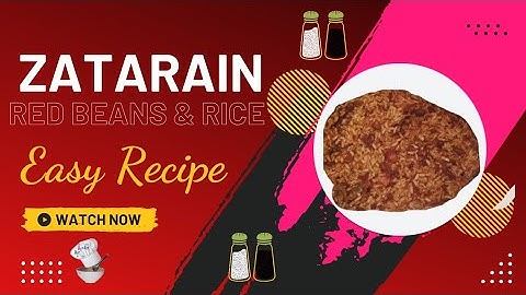 Zatarains red beans and rice recipe copycat