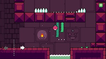 Dadish 2. World 4 - Fantomo Temple. Level 34. Walkthrough with Star.