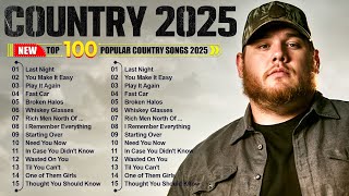 New Country Music 2025 – Luke Combs, Morgan Wallen, Tim McGraw, Lee Brice, Kane Brown