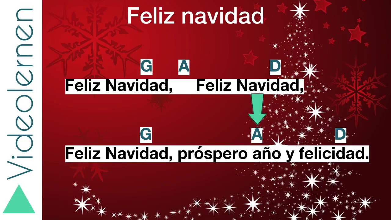 Feliz Navidad Chord Chart