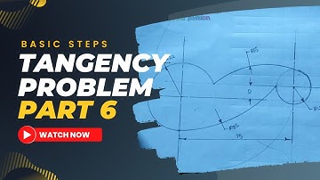 TANGENCY PROBLEMS IN  |TECHNICAL DRAWING|