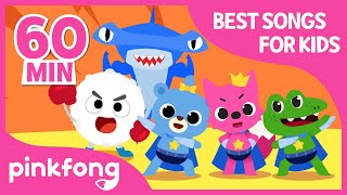 doo doo doo shark and more compilation best kids songs pinkfong songs for children