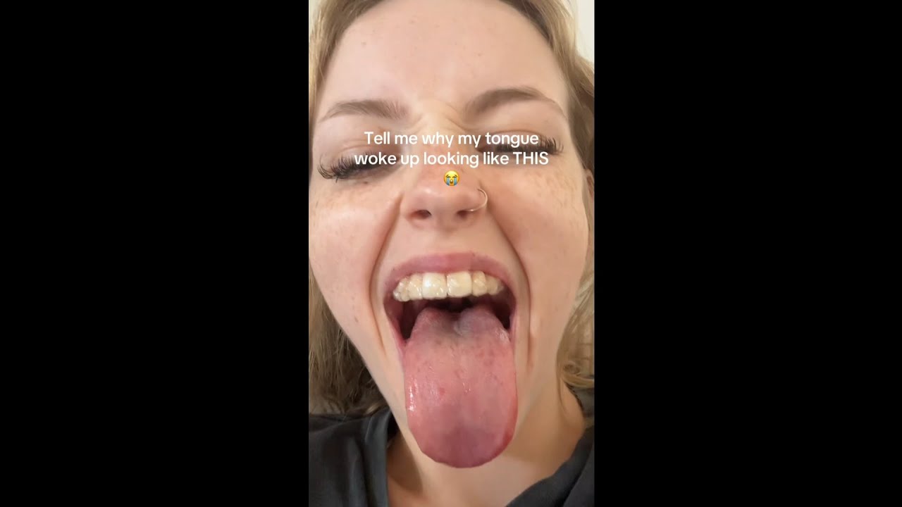 Long tongue girl 236