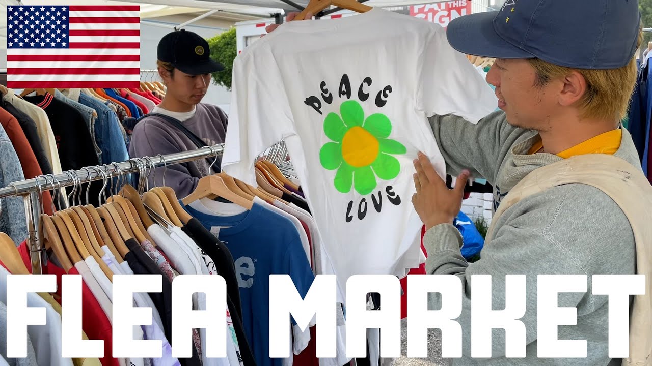 【アメリカ買付④-5】スリフトに潜入!!→LAで今一番アツいヴィンテージフリマで古着買い付け!!