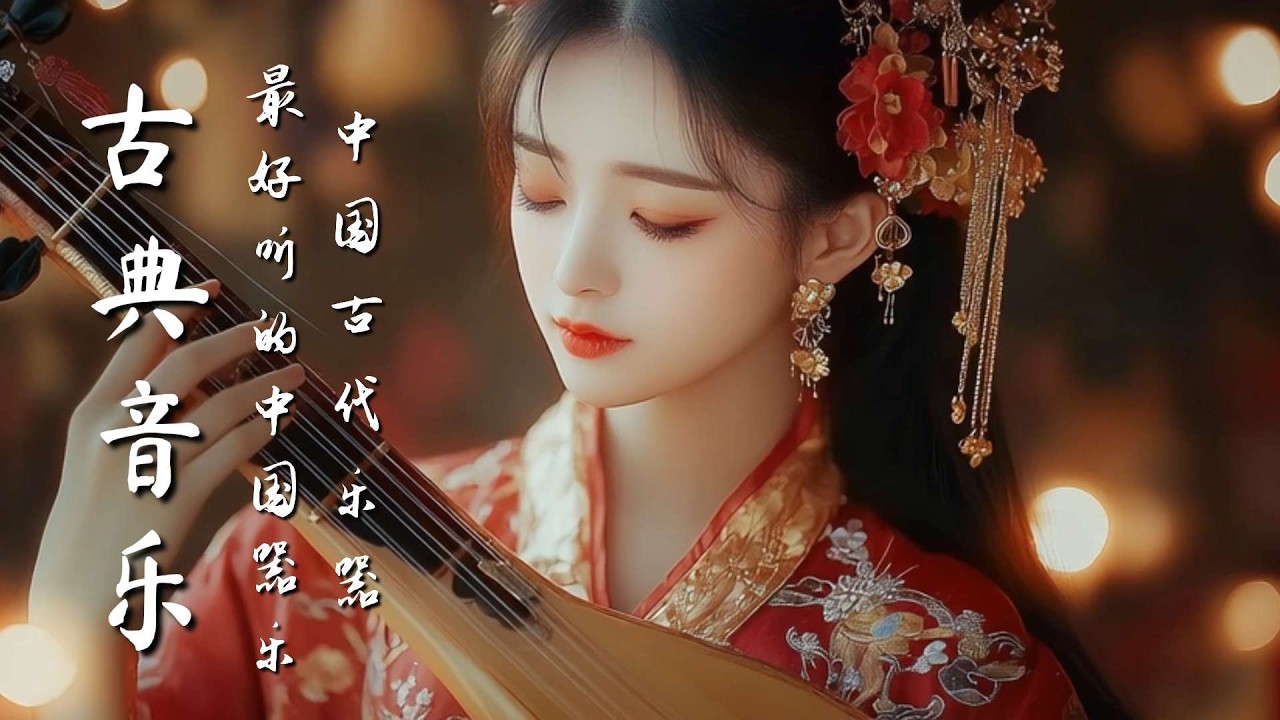 安靜的中國傳統樂器音樂 古箏、管子、笛子、二胡Quiet Chinese Traditional Instrumental Music : Guzheng Pipa Bamboo Flute Erhu