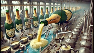 How MILLION Bottles of Champagne are Made