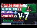 V.7- Sida loo jarjaro muuqaalada,codadka iyo sawirada