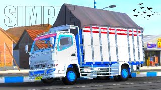 Mod Bussid Terbaru Truck Canter Rebecca Concept Simple, Full Anim, Super Detail || BUSSID V3.6.1