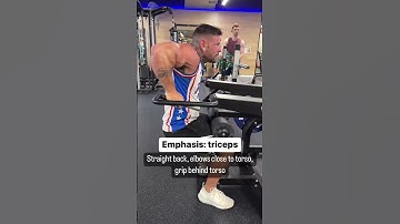Dips for triceps/chest