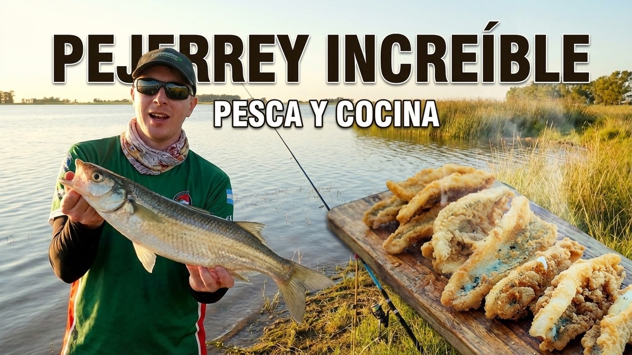 PESCA Y COCINA DE PEJERREY, LINDOS PEJERREYES de costa en Laguna Blanca Chica - UNDERCARP