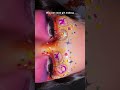 everyone’s favorite Halloween cookies turned to a fun makeup look #colorfulmakeup #halloweenmakeup