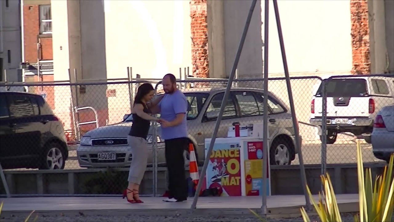 Things to do in Christchurch Gap Filler Dance O Mat YouTube