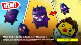 BIG FORTNITE UPDATE DROPS TOMORROW! NEW CUBE SPRITES & SPONGEBOB WAVE 2!