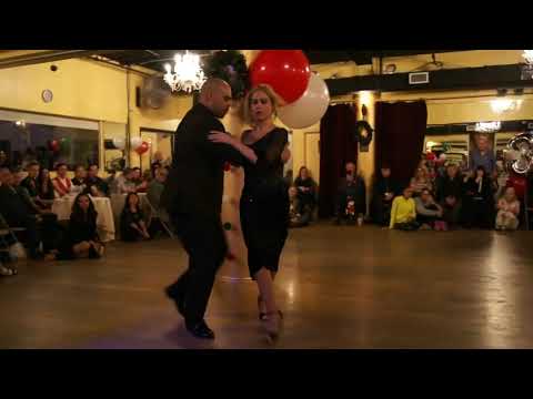 Jennifer Wesnousky and Joel Caceres- Argentine tango at Stepping Out's 2019 Holiday Gala