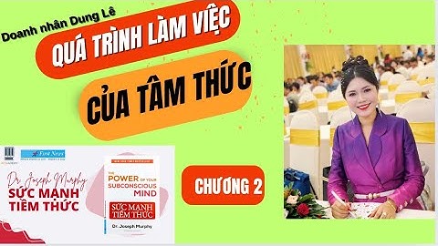 QUÁ TRÌNH LÀM VIỆC CỦA TÂM THỨC (CHƯƠNG 2)