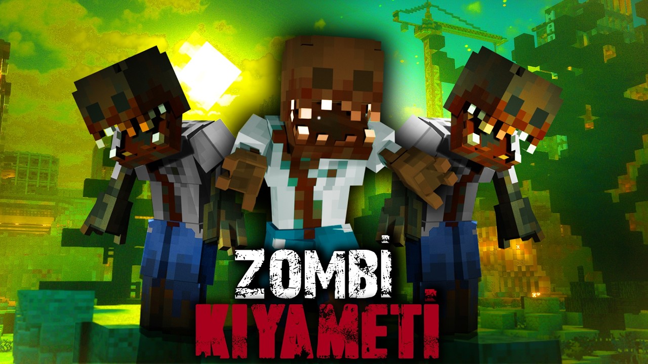 Minecraft'ta GERÇEKÇİ Zombi Salgınında Hayatta Kalabildik mi ? [ FİLM ]