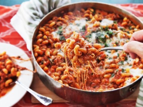 Recipe of Amercian Chop Suey Macaroni, Beef, and Cheese Skillet Casserole