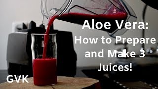 Aloe Vera: How to Prepare and Make 3 Juices